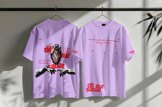 DIL OR SABAR OVERSIZED TSHIRT