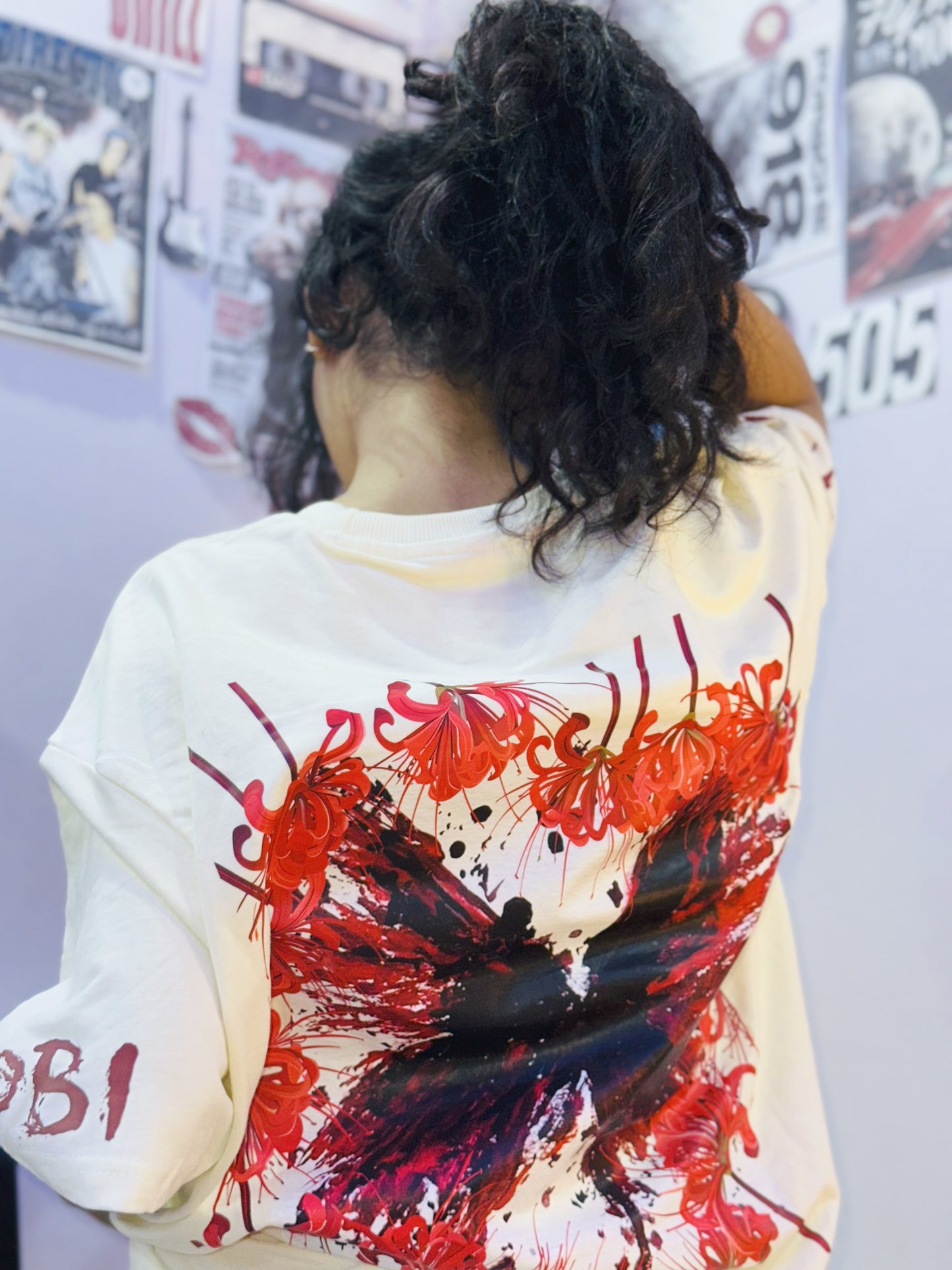 DEATH FLOWER OVERSIZED TSHIRT